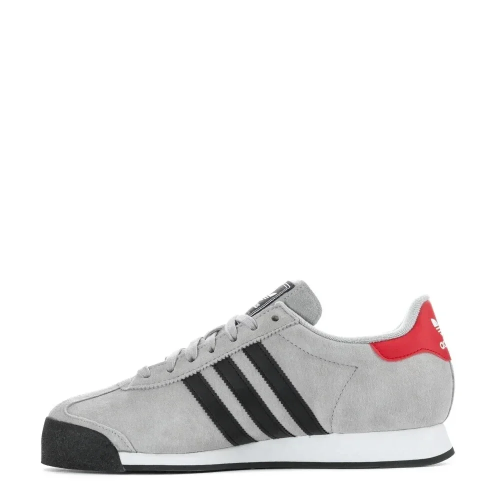 adidas Samoa Men's Size 10 Shoes Sneakers Grey Black Scarlet JR3777 NEW